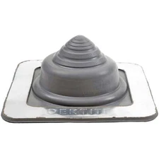 Dektite #1 GRAY Square Base EPDM Flexible Pipe Flashing (DFE101G)