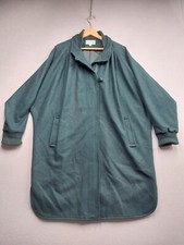 Mystic Coat Women's Size Medium Green Wool Blend Full Zip Lined Warm Long Jacket