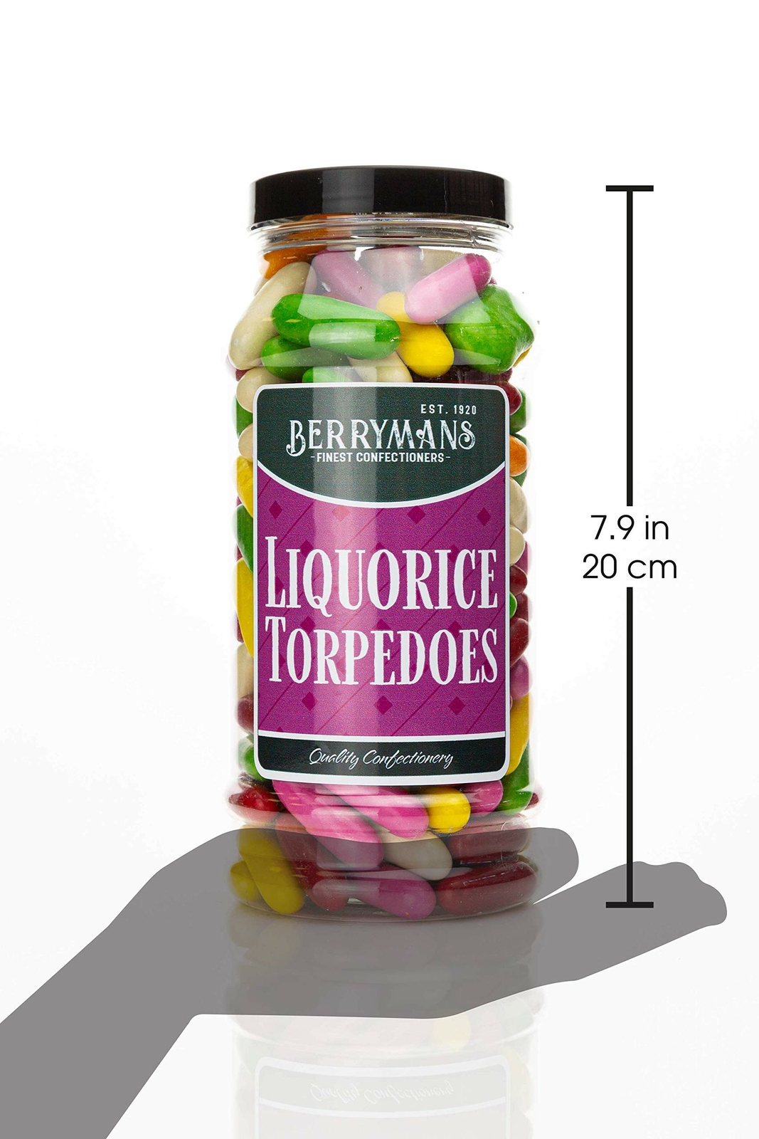 Liquorice Torpedoes Retro Sweets Gift Jar by Berrymans eBay