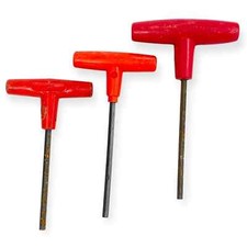 Allen Mixed Parts T Handle Allen Hex Key Wrench Set, 3 Pcs, Made in USA