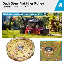 116-4667 / 132-9424 Deck Steel Flat Idler Pulley Suitable for Toro Z Master