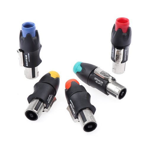 Metal 4Pin Ohmic Connector Audio Plug Lautsprecher Zubehör Lötverfrei NL4FC - Bild 9 von 17