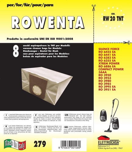 8PZ SACCHI TNT ROWENTA COMPACT POWER 3AAA RO 3950 RO 3953 RO 3980 RO 3985  RO3995 | eBay