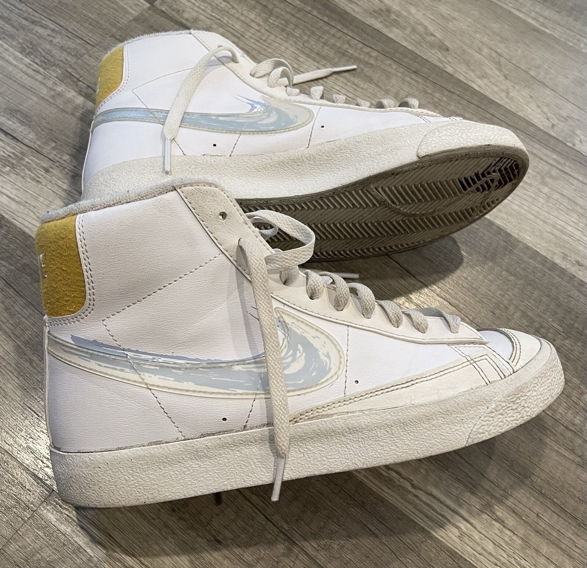 Nike Blazer Mid 77 GS Brushstroke Royal Tint GS Size 6Y Women's  DX3070-100