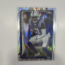 2025 Topps Chrome Charvarius Ward Silver Pulsar Indianapolis Colts Football