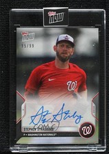 2022 Topps Now Road to Opening Day 95/99 Stephen Strasburg #OD-294A Auto uk5