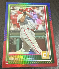 2025 Donruss Red and Blue #31 Jim Thome