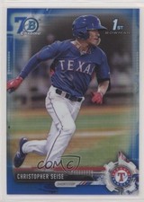 2017 Bowman Draft Chrome Blue Refractor 70th Anniversary 69/200 Chris Seise 8k4