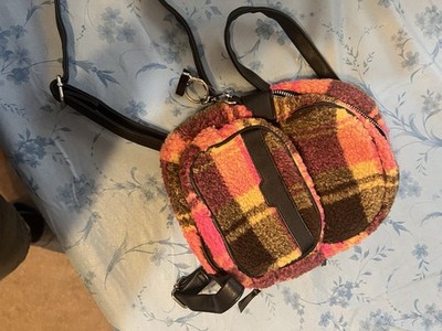 Wool Sherpa Mini Backpack 2 Zippers