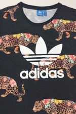 Adidas Originals The Farm Collaboration T-Shirt Leopard Flower Limited Edition S