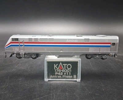 N Gauge KATO 176-6001 AMTRAK Genesis GE P42 Phase II Diesel Locomotive #11 EX