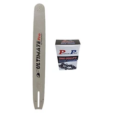 20" Chainsaw Guide Bar And Semi Chisel Chain 3/8" .050" 72DL For Husqvarna