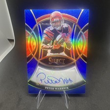 2025 PANINI SELECT - PETER WARRICK - BLUE PRIZM Autograph  /149  - #SP-PWK