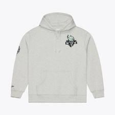 Men's Mitchell & Ness  Gray New York Liberty Fleece Hoodie