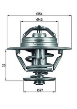 Thermostat Fiat 132