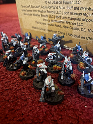 Games Workshop Warhammer 40K Tau Empire Painted Miniatures Mixed Lot Bulk