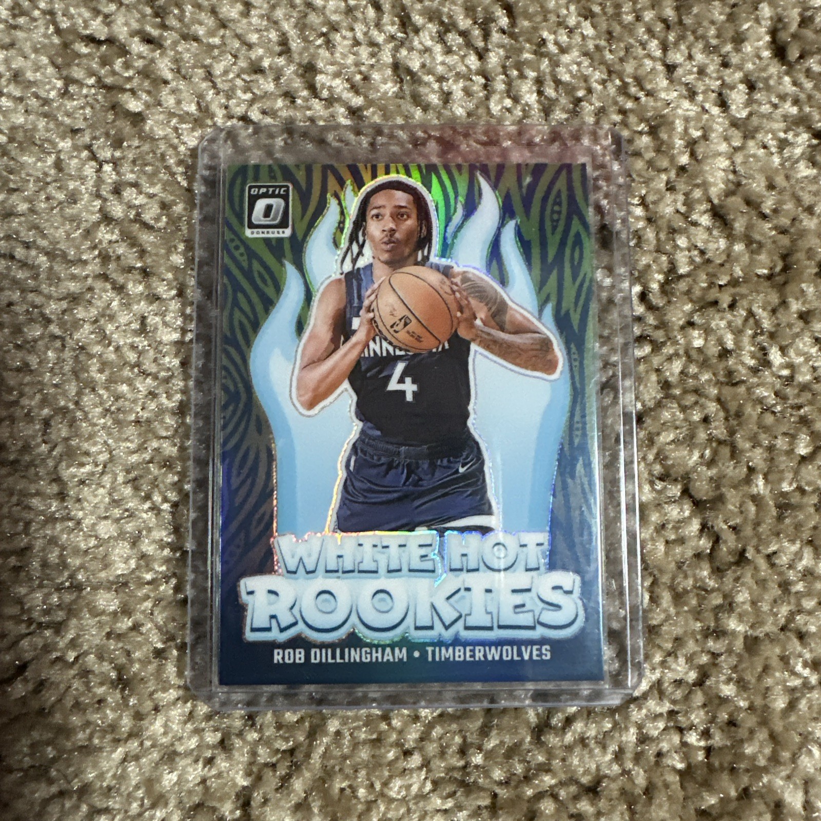 2024-25 Donruss Optic Rob Dillingham White Hot Rookies Lime Green RC /199🔥