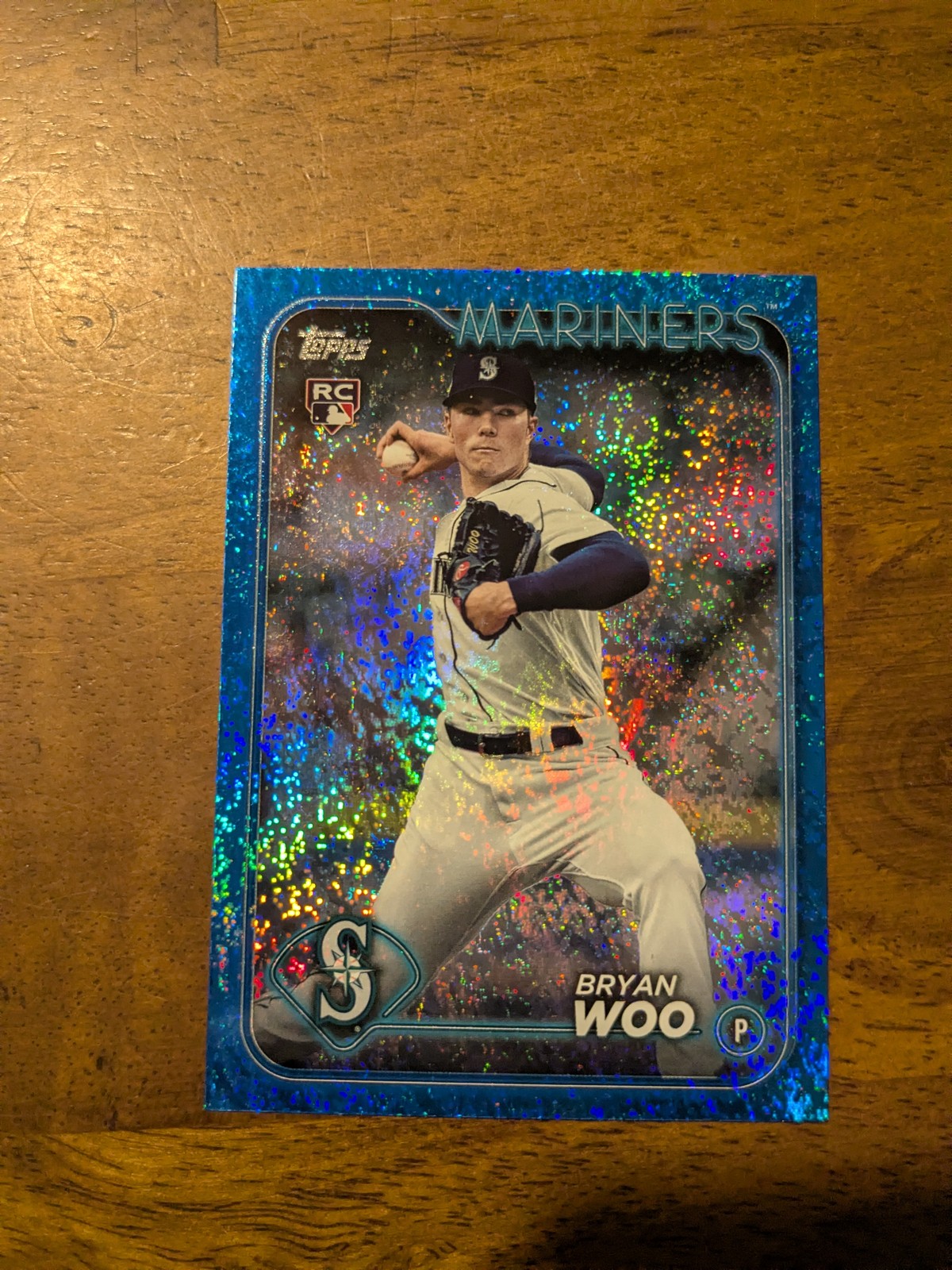 2024 Topps #12 Bryan Woo Blue Holofoil #/999