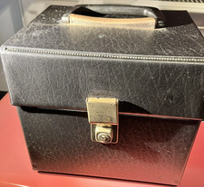 Vintage Black 7" Single Vinyl Storage Box