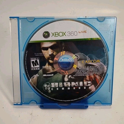 Bionic Commando Microsoft Xbox 360 Game Tested - Disc Only