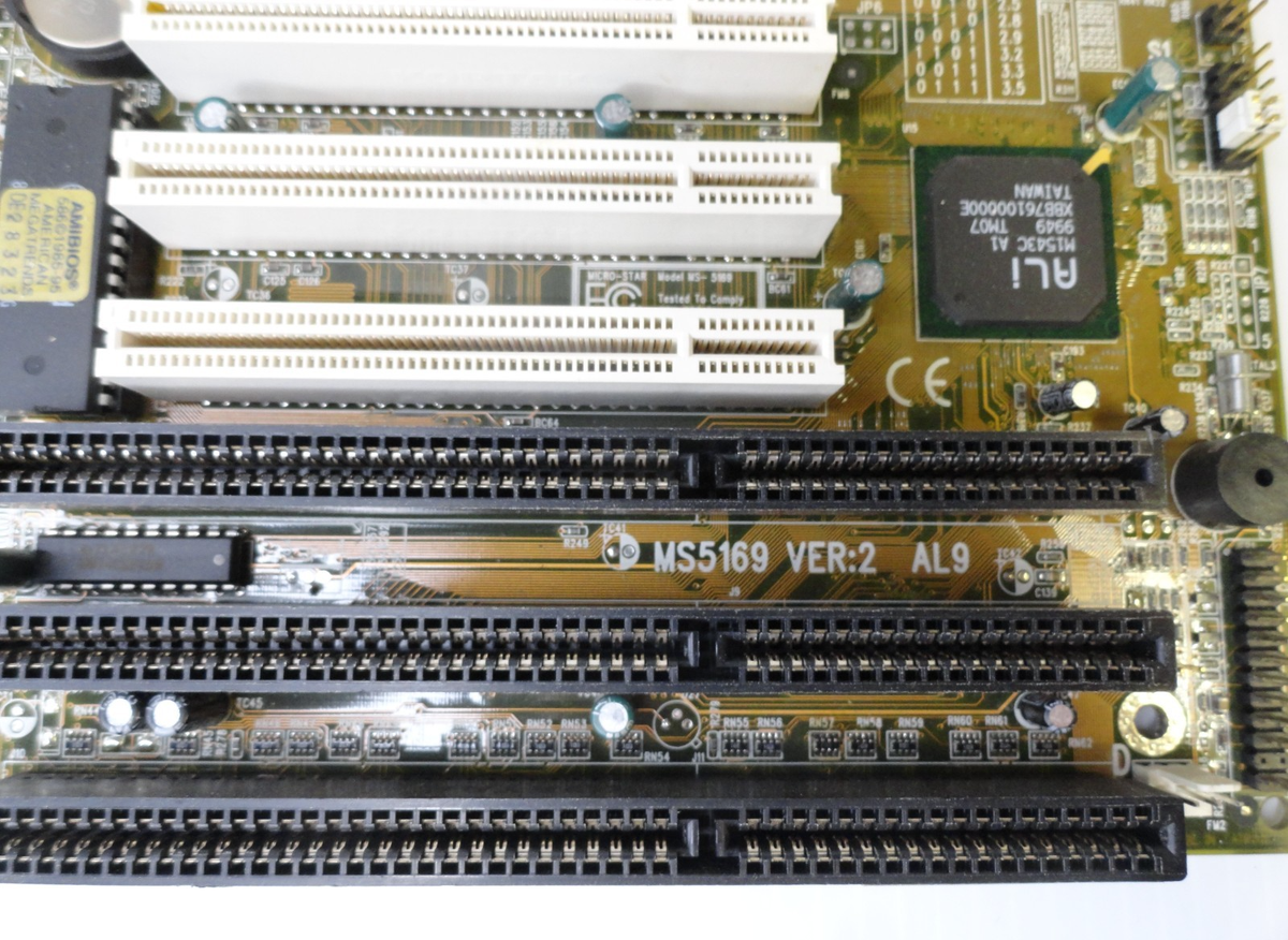 MSI MS-5169 Ver 2.1 AL9 Socket 7 Motherboard w/ AMD-K6-2/500AFX