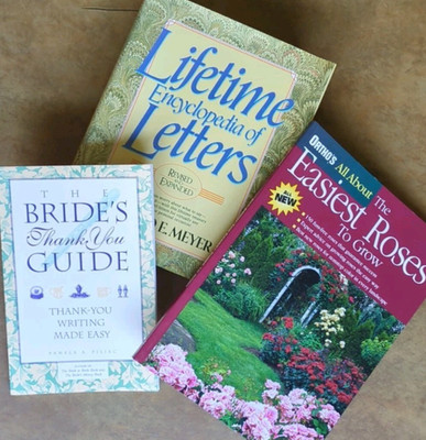 3-Book Bundle The Gracious Living & Garden Letters Etiquette & Growing Roses