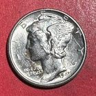 1941S Choice Uncirculated US Mercury SILVER Dime "San Francisco" Mint! Old Coins
