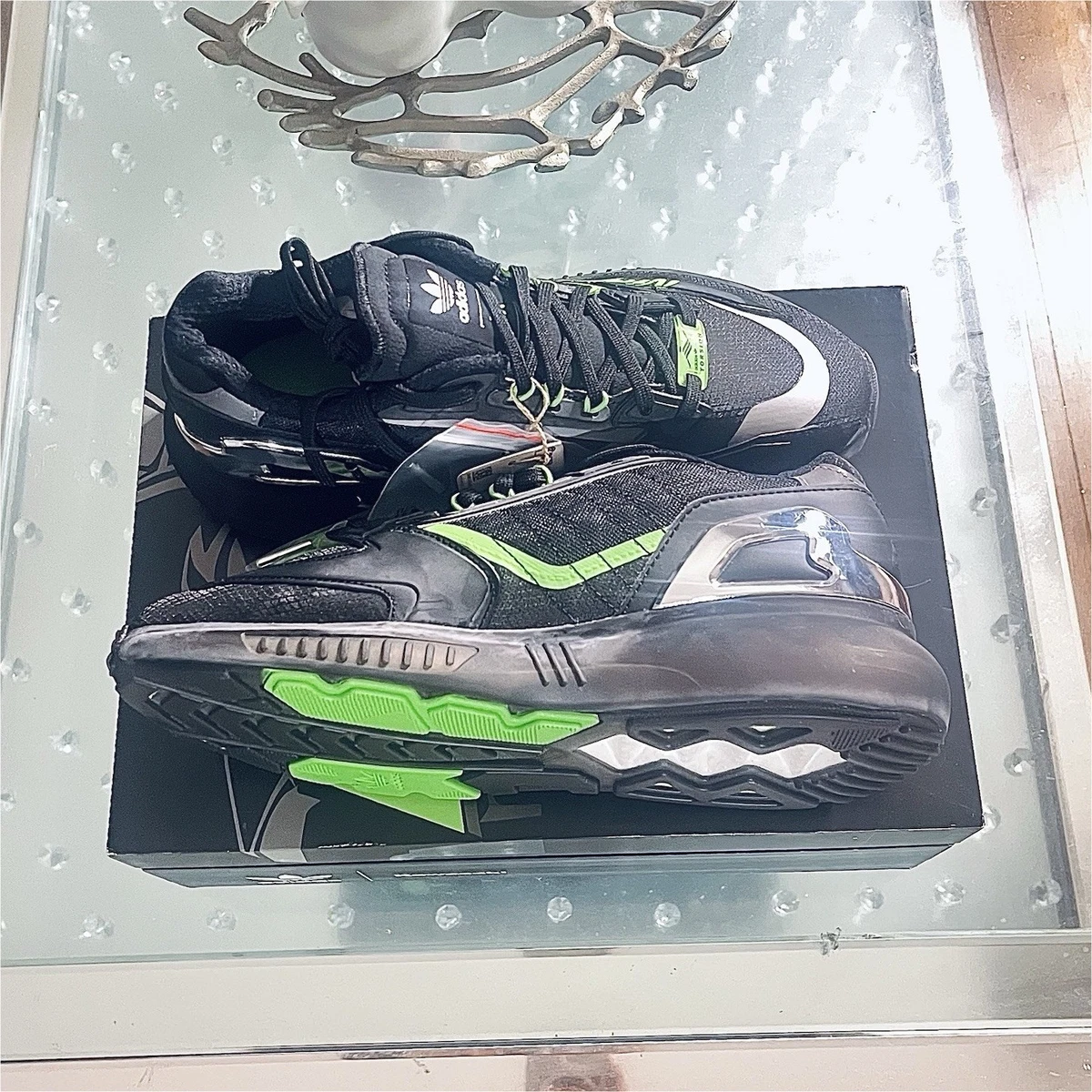 Kawasaki Ninja x adidas ZX 5000 Boost Black Green for Sale