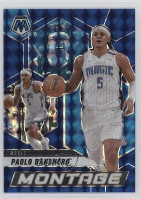 2024-25 Panini Mosaic Montage Blue Mosaic Prizm /199 Paolo Banchero #11 19l7