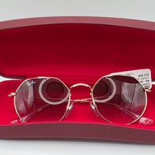 Ray-Ban Kids Junior Jack Round Sunglasses Arista Gold and Violet - RB9565S