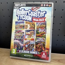 Atari RollerCoaster Tycoon Mega Pack PC DVD 9 Classic Games