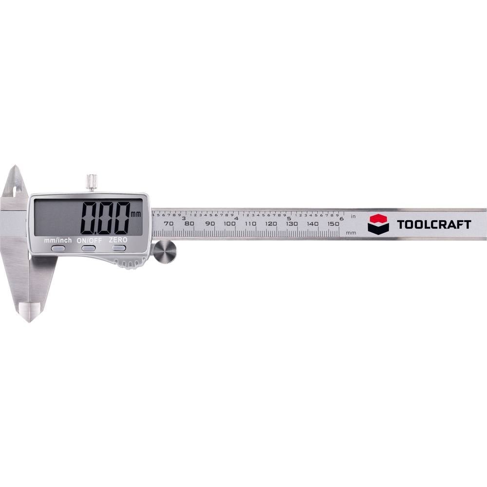 Pied à coulisse numérique TOOLCRAFT pour éviter les erreurs de mesure sur vernier classique