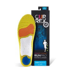 CURREX RunPro Insoles XL Mens 11-12.5 / Womens 12.5-14 , High Arch - Blue