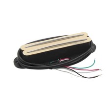 OriPure Dual Rail Cream Alnico 5 ST Guitar Middle Pickup Mini Humbucker 13K