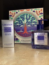 L'occitane Lavande 2PC gift Set 10.1 oz Cleansing Hand Wash 2.6 oz Hand Cream