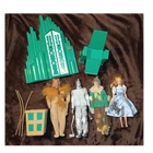 vintage 1999 Wizard of Oz Barbie Dorothy, Scarecrow, TinMan, Lion,Emerald City