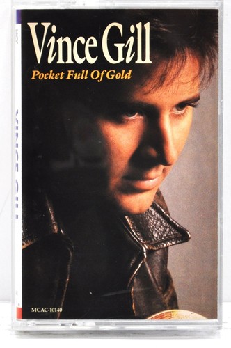 VINCE GILL  "Pocket Full Of Gold"  1991  Cassette   MCAC-10140 - Picture 1 of 4