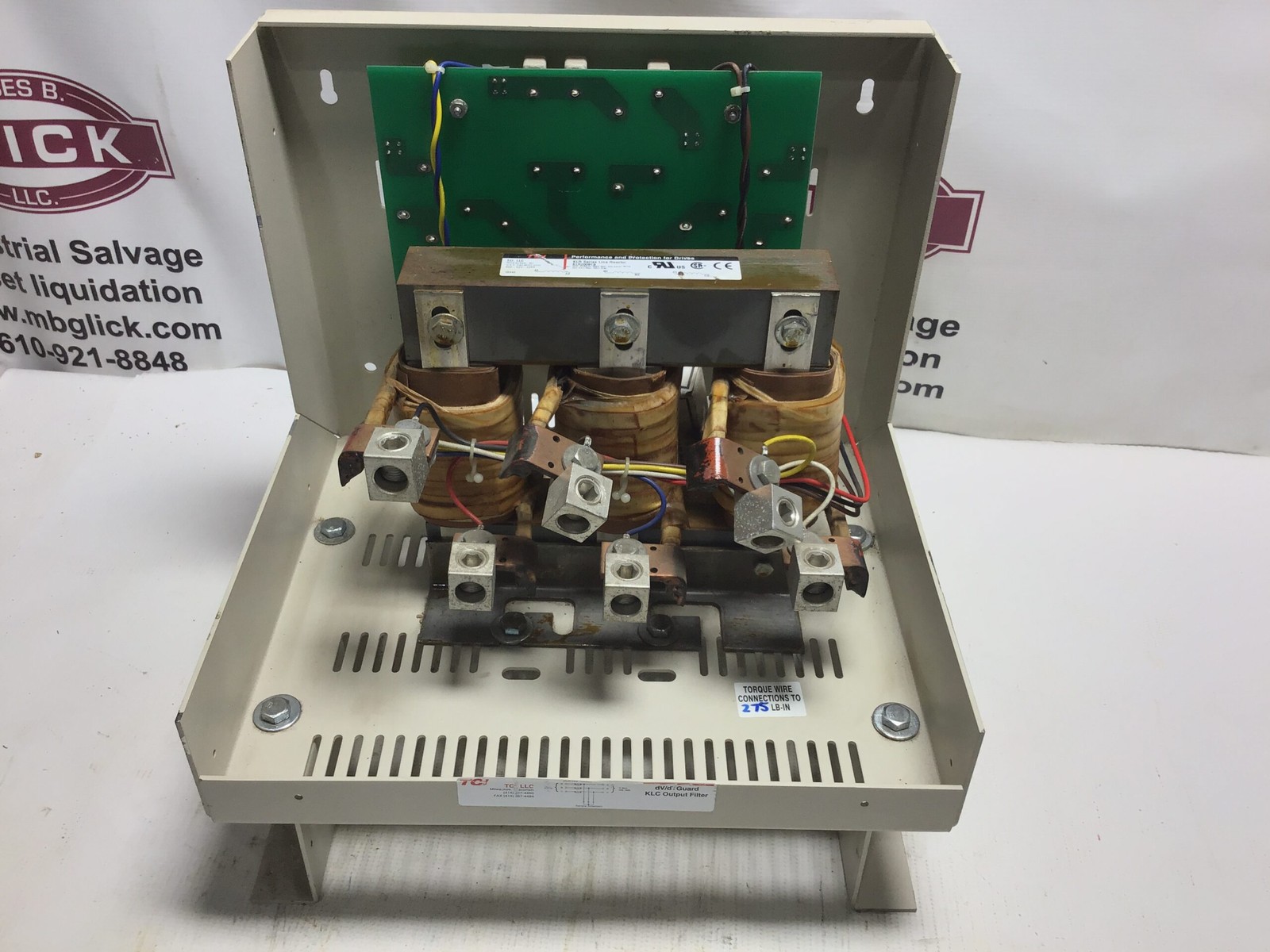 TCI KLCUL200A Output Filter 3PH 60Hz 600V 200A Max With KLR200BCB Line Reactor
