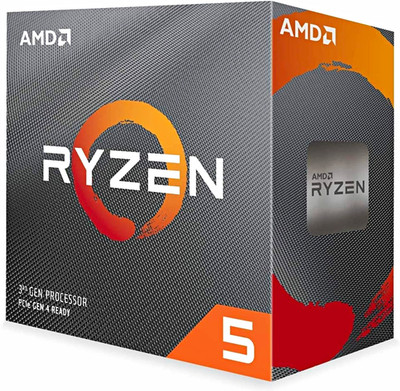AMD Ryzen 5 AMD Ryzen 5 CPU Processor with AMD Wraith Cooler Retail Box