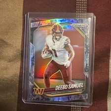 2025 Panini Prizm #133 Deebo Samuel Navy Blue Camo /25