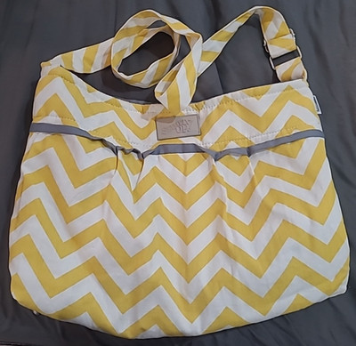 Stampin' Up! Canvas Tote Bag Onstage Zigzag yellow