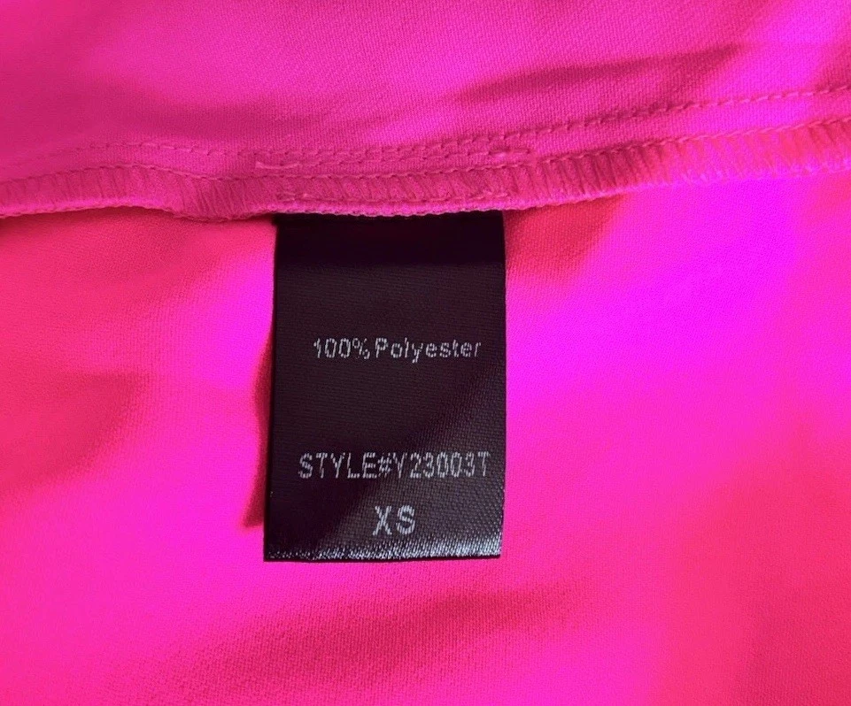 Pomander Place Tuckernuck Vestito Kenzo Donna Rosa Elettrico Crepe Tg XS Barbie