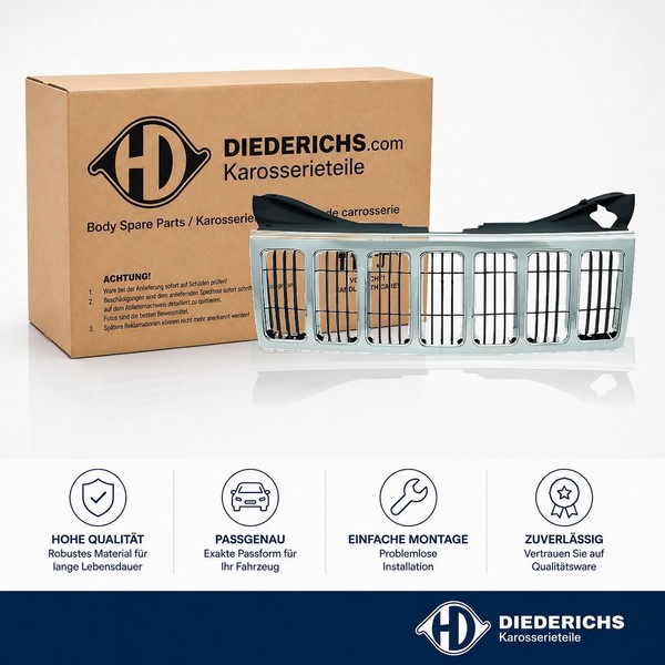 KÜHlergitter Diederichs 2612340 FÜR Jeep KÜHlergrill Frontgrill-image