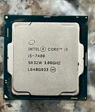 Intel Core I5-7400 3.0GHz 6M Cache Quad Core Socket 1151 CPU (SR32W)