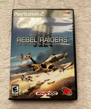 Rebel Raiders: Operation Nighthawk PS2 CIB w/ Case Manual & Disc E10+