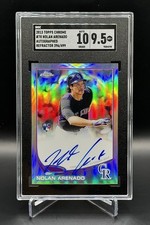 Nolan Arenado 2013 Topps Chrome Rookie Refractor Auto SGC 9.5  #/499