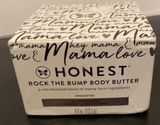 The Honest Company, Rock the Bump Body Butter, Unscented, 4 oz 113.3 g 