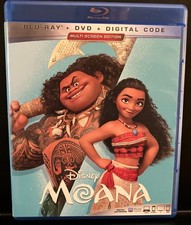 MOANA [BLU-RAY + DVD - 2016 - DISNEY] *LIKE NEW*