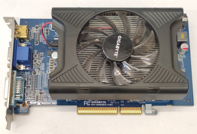 ATI Radeon HD 4650 GPU 1GB GDDR2 AGP Grafikkarte (GV-R465D2-1GI), HDMI, DVI