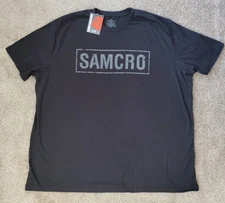 Sons of Anarchy T-Shirt Big Mens 6XL Road Gear Black Tee Samcro Logo NWT New